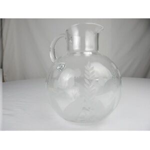 Tiffany & Co. Lilly of the Valley Crystal Pitcher